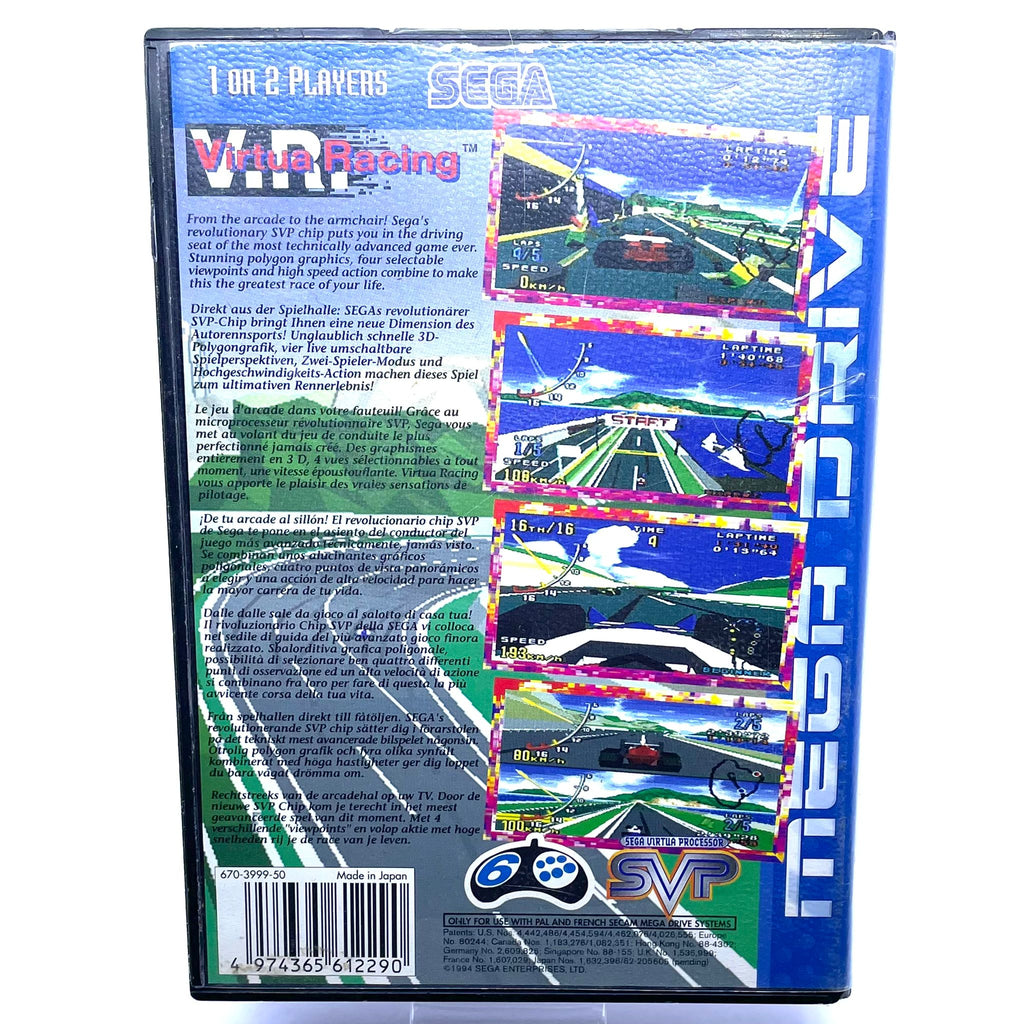 Jeu Mega Drive Virtua Racing Complet, 32X, Course SEGA 1992