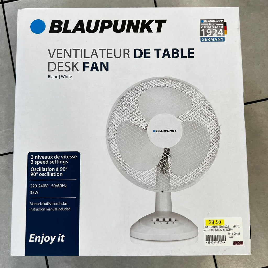 Ventilateur De Table Blaupunkt - NEUF