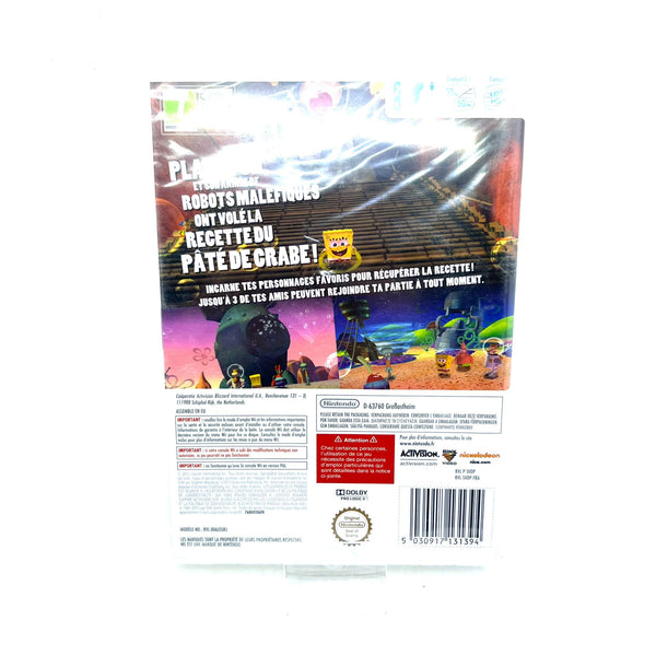 Jeu Nintendo Wii - Bob l’Éponge La Vengeance Robotique de Plankton