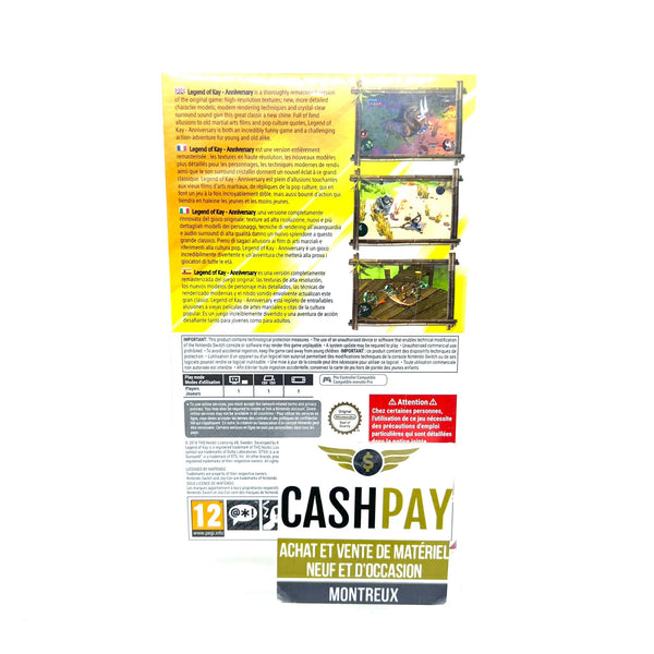 Jeu Nintendo Switch - Legend of Kay - Anniversary