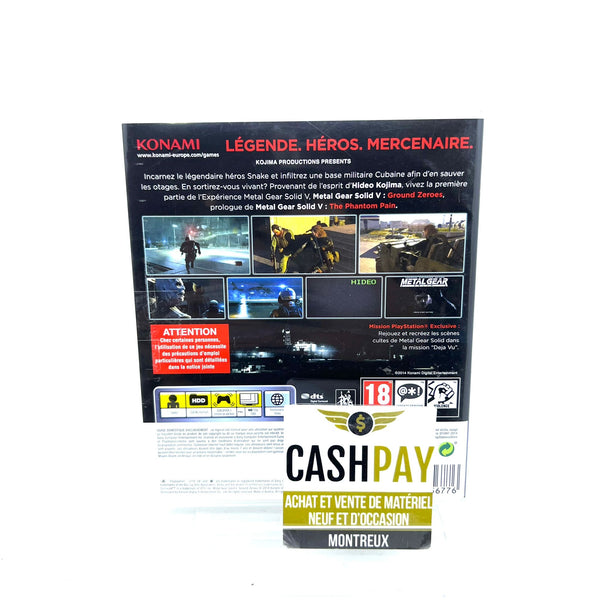 Jeu PS3 - Metal Gear Solid V Ground Zeroes