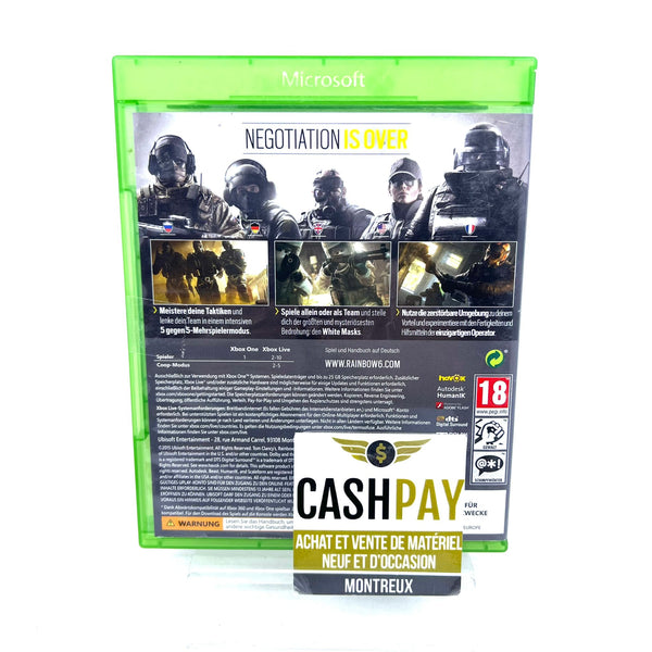 Jeu Xbox One - Tom Clancy’s Rainbow Six Siege