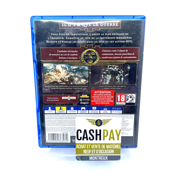 Jeu PS4 - Warhammer 40.000 Inquisitor Martyr