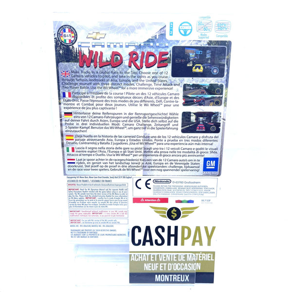 Jeu Nintendo Wii - Chevrolet Camaro Wild Ride