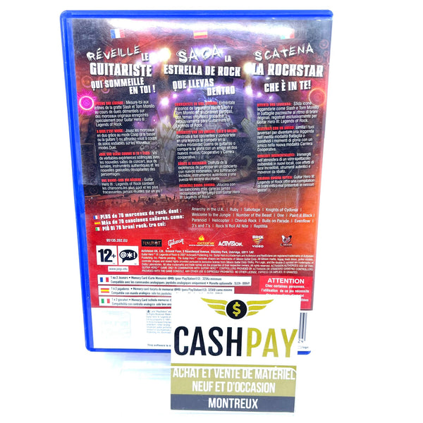 Jeu PS2 - Guitar hero 3 Legends of Rock