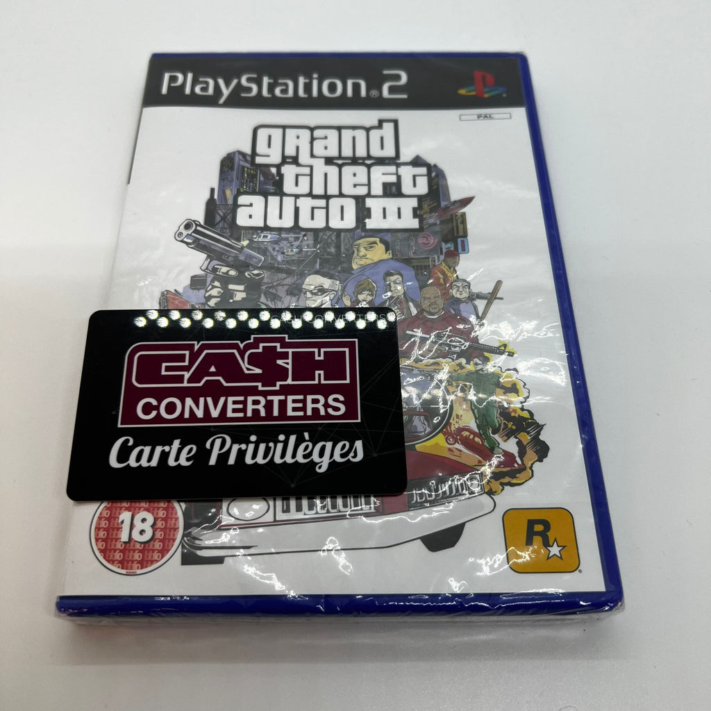 Jeux PlayStation 2 GTA 3 - NEUF