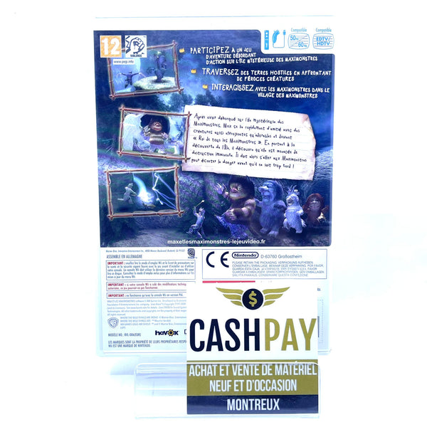 Jeu Nintendo Wii - Max Et Les Maximonstres Le Jeu Vidéo