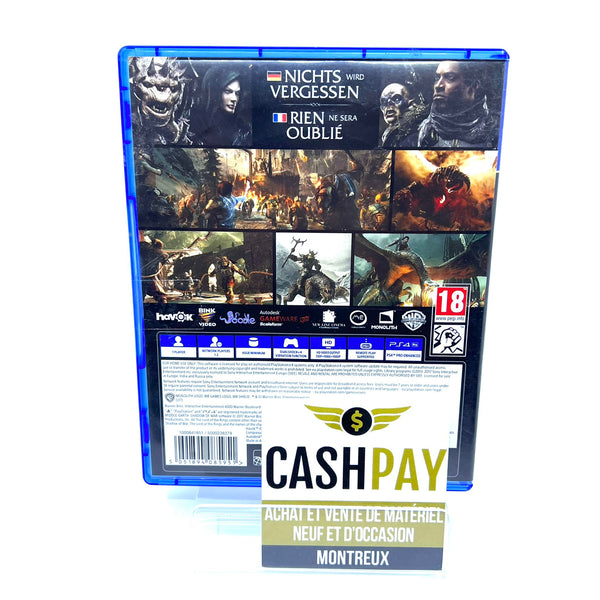 Jeu PS4 - Middle-Earth Shadow of War