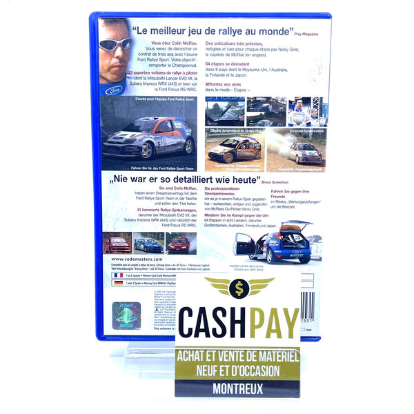Jeu PS2 - Colin McRae Rally 3