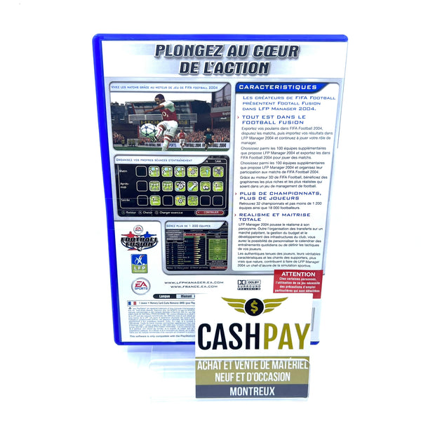 Jeu PS2 - LFP Manager 2004