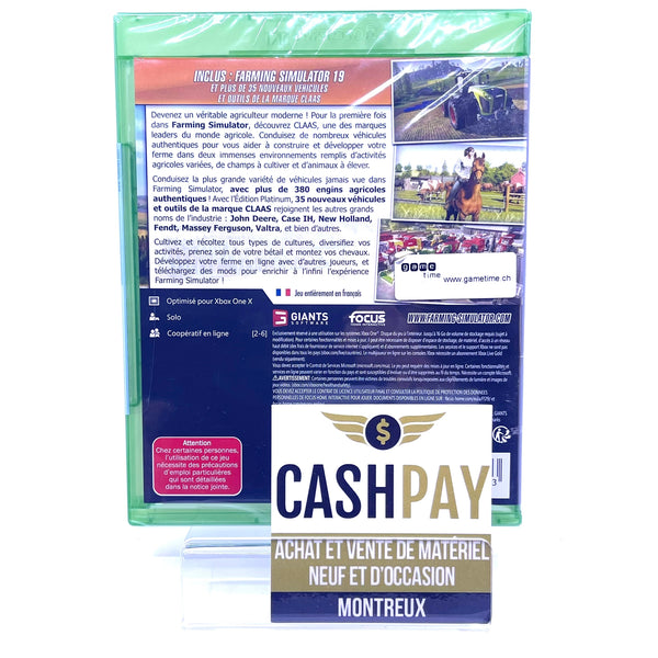 Jeu Xbox One - Farming Simulator 19 Édition Platinium