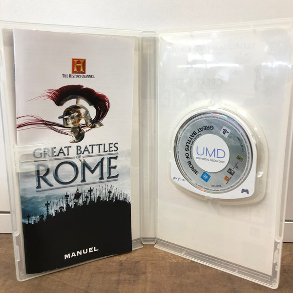 Jeu PSP The historique Channel Great Battles of Rome