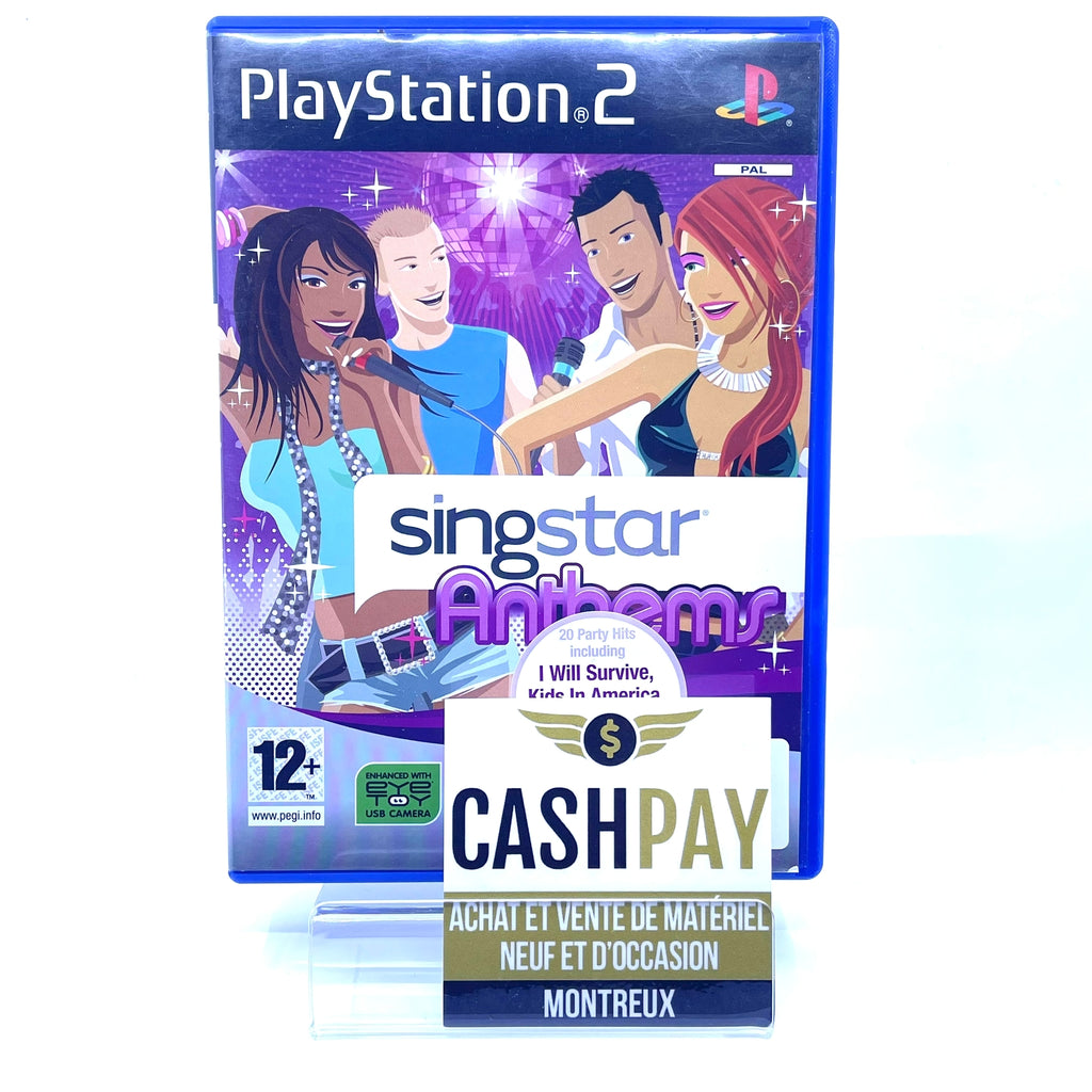 Jeu PS2 - Sing Star Anthems
