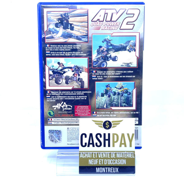 Jeu PS2 - Atv 2 Quad Power Racing