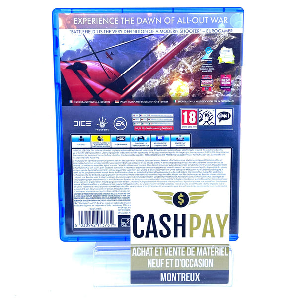 Jeu PS4 - Battlefield 1