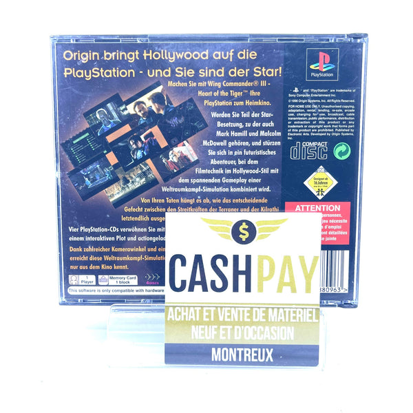 Jeu PS1 - Wing Commander III Heart Of The Tiger