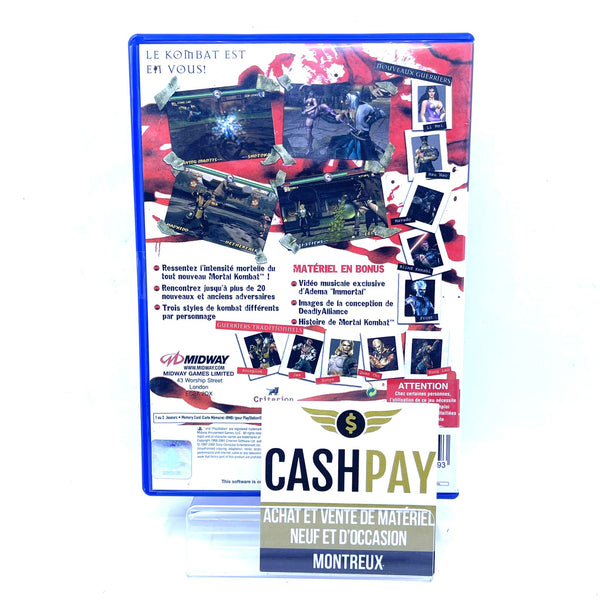 Jeu PS2 - Mortal Kombat Deadly Alliance