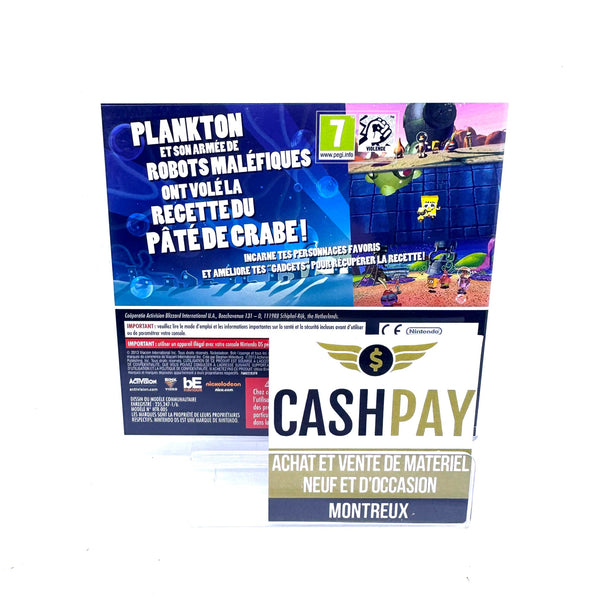 Jeu Nintendo DS - Bob l’Éponge La Vengeance Robotique de Plankton