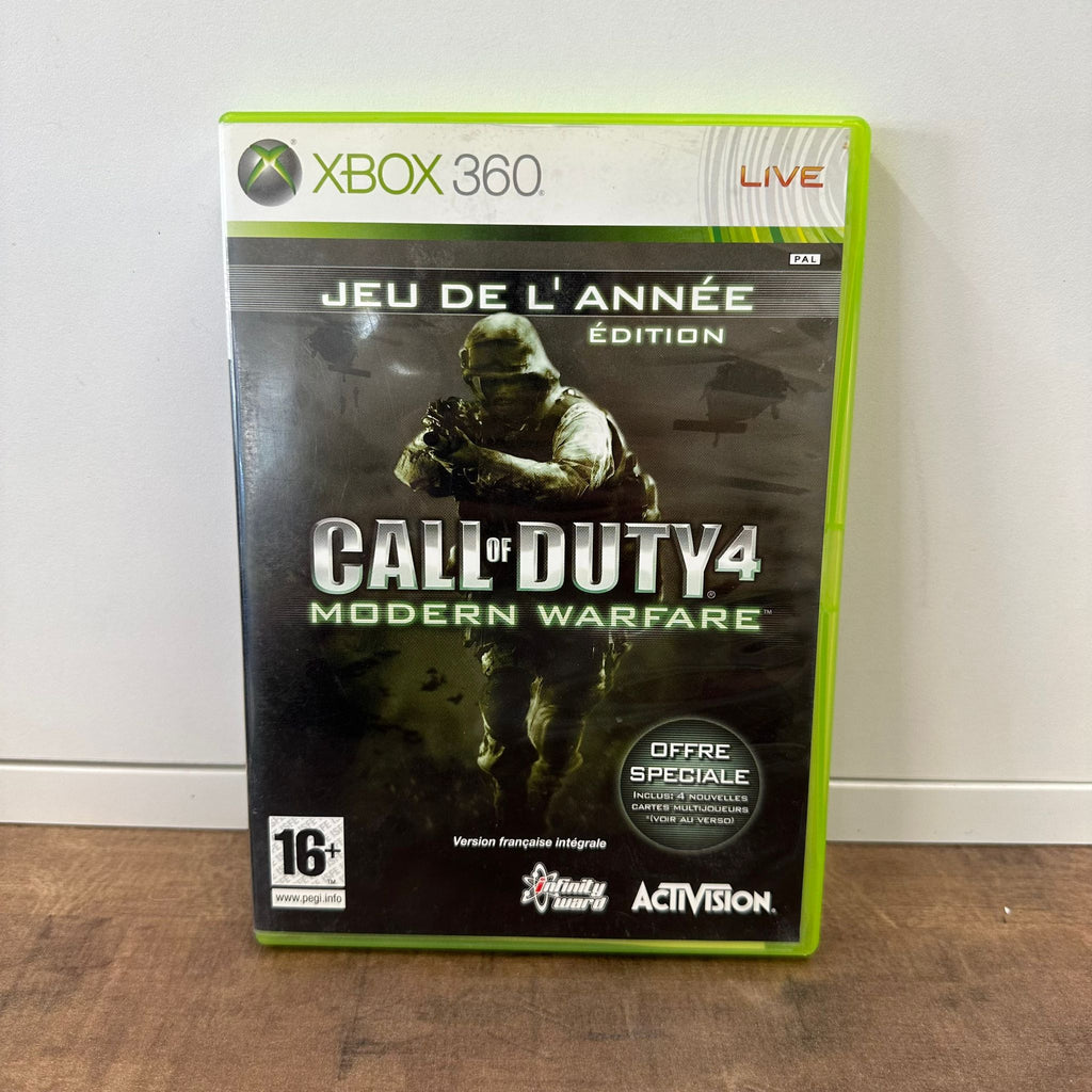 Jeux Xbox 360 - Call of Duty 4 Modern Warfare,