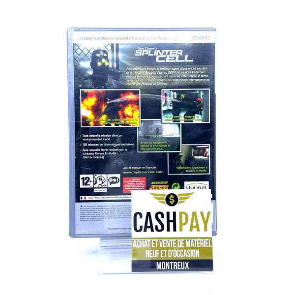 Jeu PS2 - Tom Clancy’s Splinter Cell