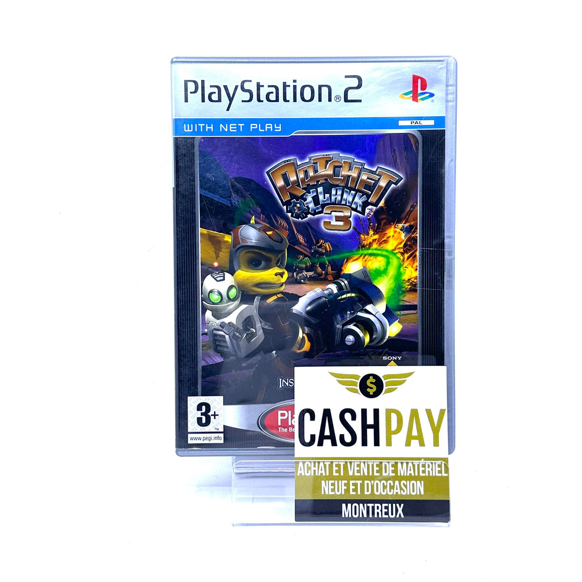 Jeu PS2 Ratchet & Clank 3 Version PAL Italien - Bon état Complet Avec Boîte