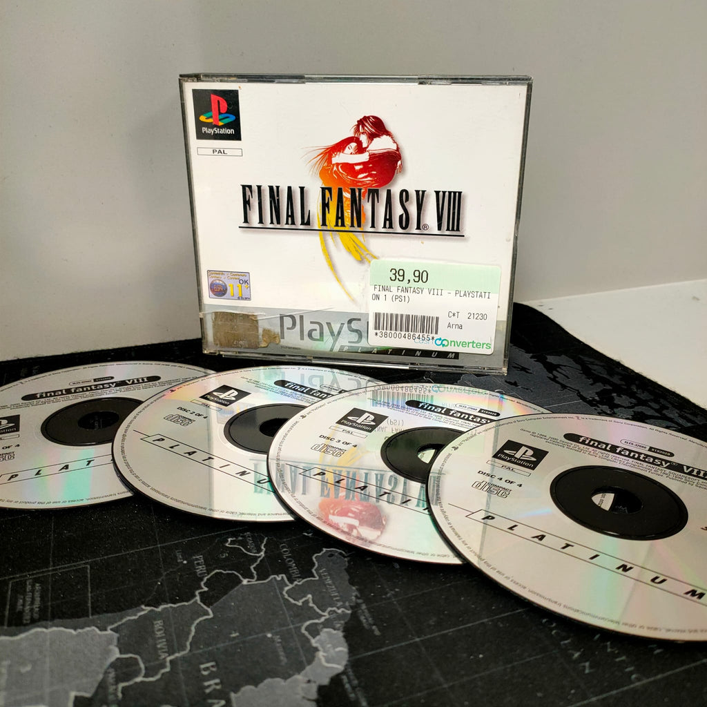 Jeux PS1 Final fantasy VIII
