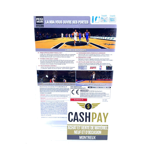 Jeu Nintendo Wii - NBA Live 09 All Play