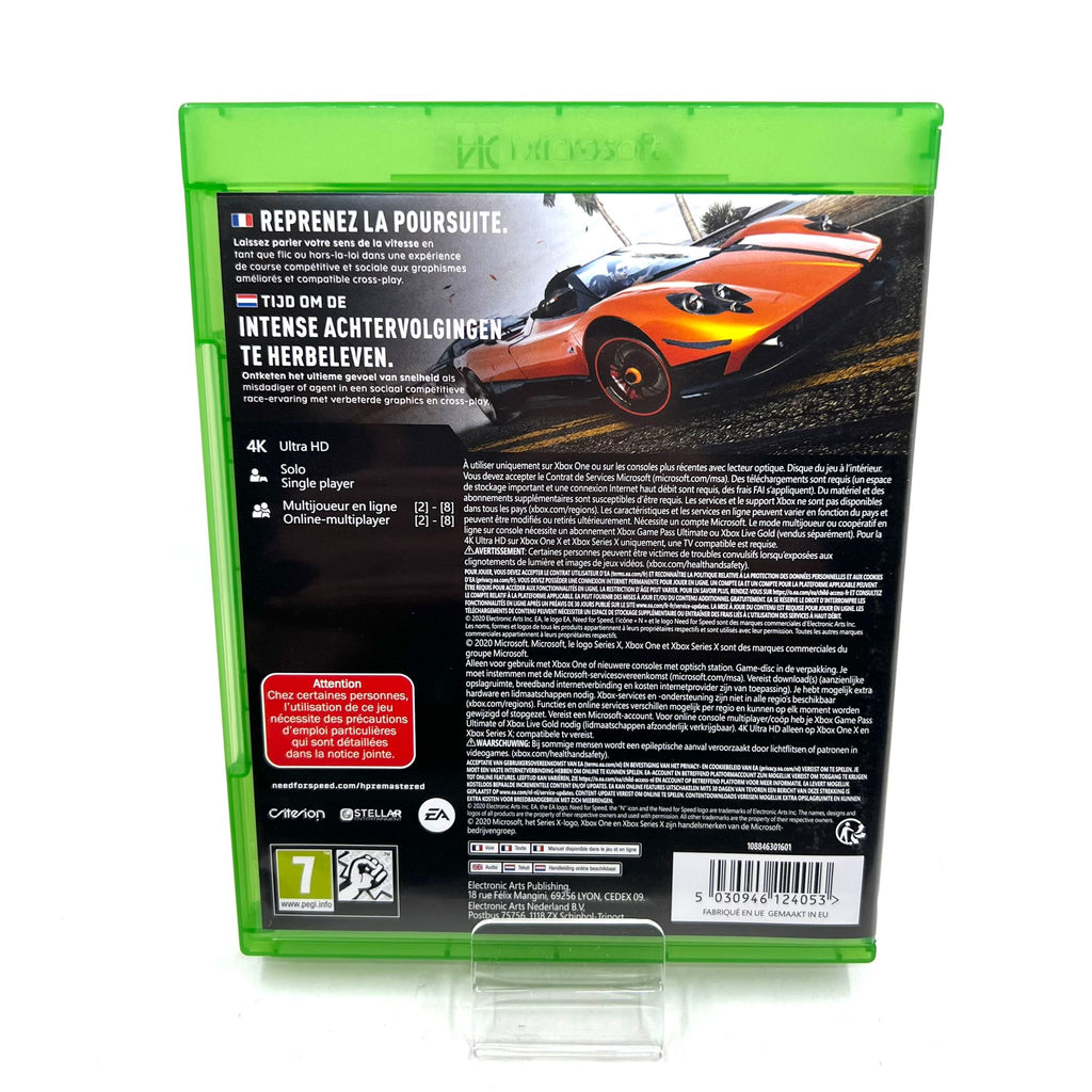Jeu Need For Speed Pour Xbox One - Neuf Sous Blister, Version Française